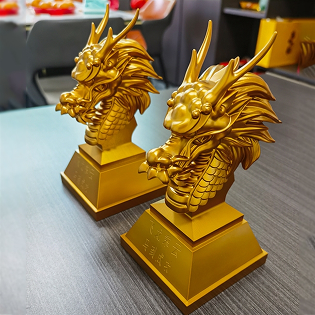 飛龍乘云，馬到成功鋁件